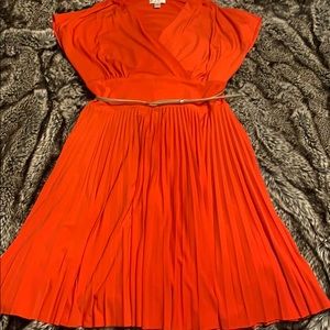 Orange Marilyn Monroe dress